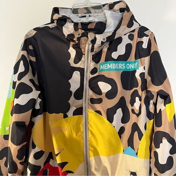 Members Only x Nickelodeon Windbreaker Jacket Hey Arnold Rugrats Unisex Small - Picture 2 of 10